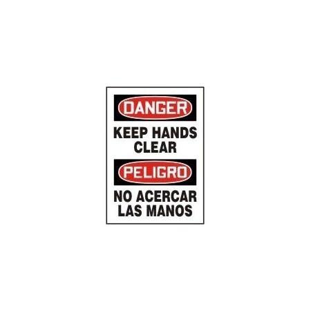 SPANISH BILINGUAL Safety Sign MSEQ121VP